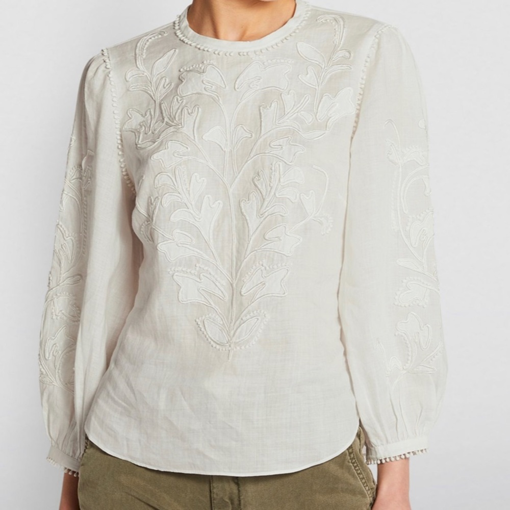 ISO Veronica Beard Maryana Blouse